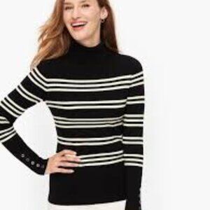 Talbots BUTTON CUFF RIBBED TURTLENECK SWEATER SIZE 2X